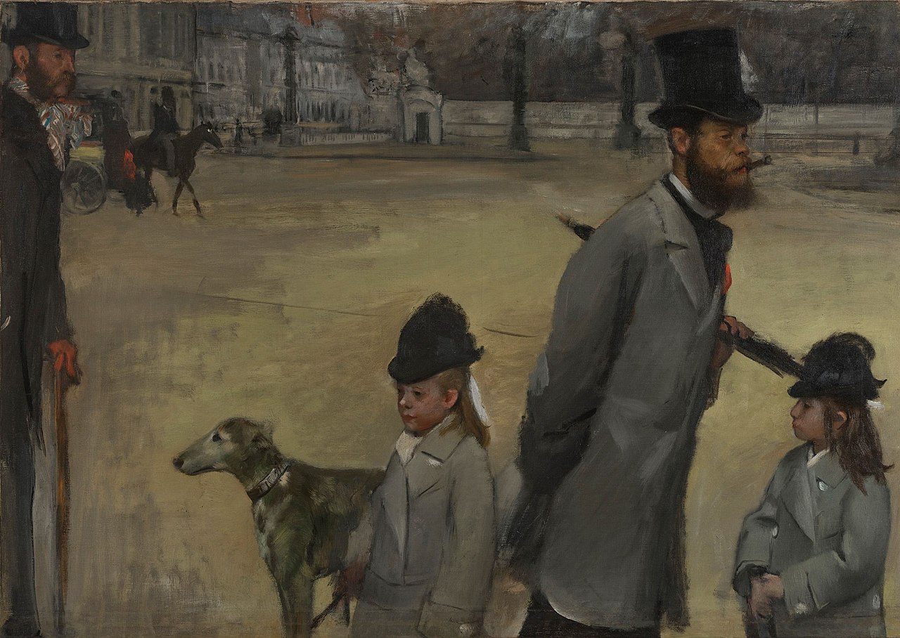 Degas, Place de la Concorde, 1875: esplora l’immagine per entrare nei dettagli