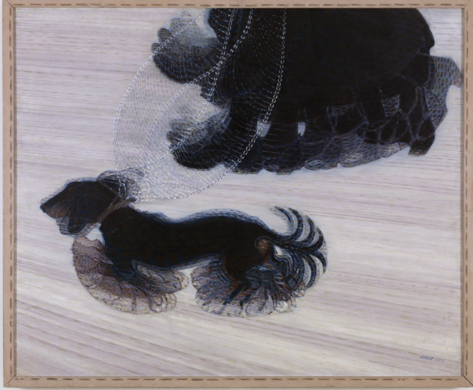 Balla, Dinamismo di un cane al guinzaglio, 1912: esplora l’immagine per entrare nei dettagli
