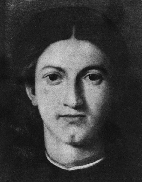 Giulio Paolini, Giovane che guarda Lorenzo Lotto